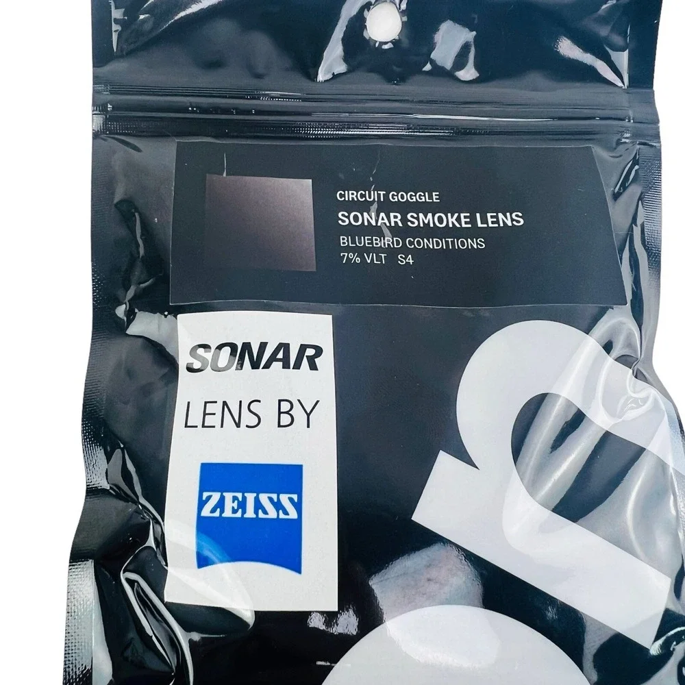 NWT‎ Anon Circuit Goggle Sonar Smoke Lens Bluebird Conditions 7% VLT S5 Zeiss